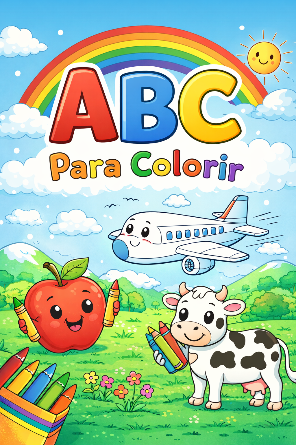 Capa do ABC para Colorir