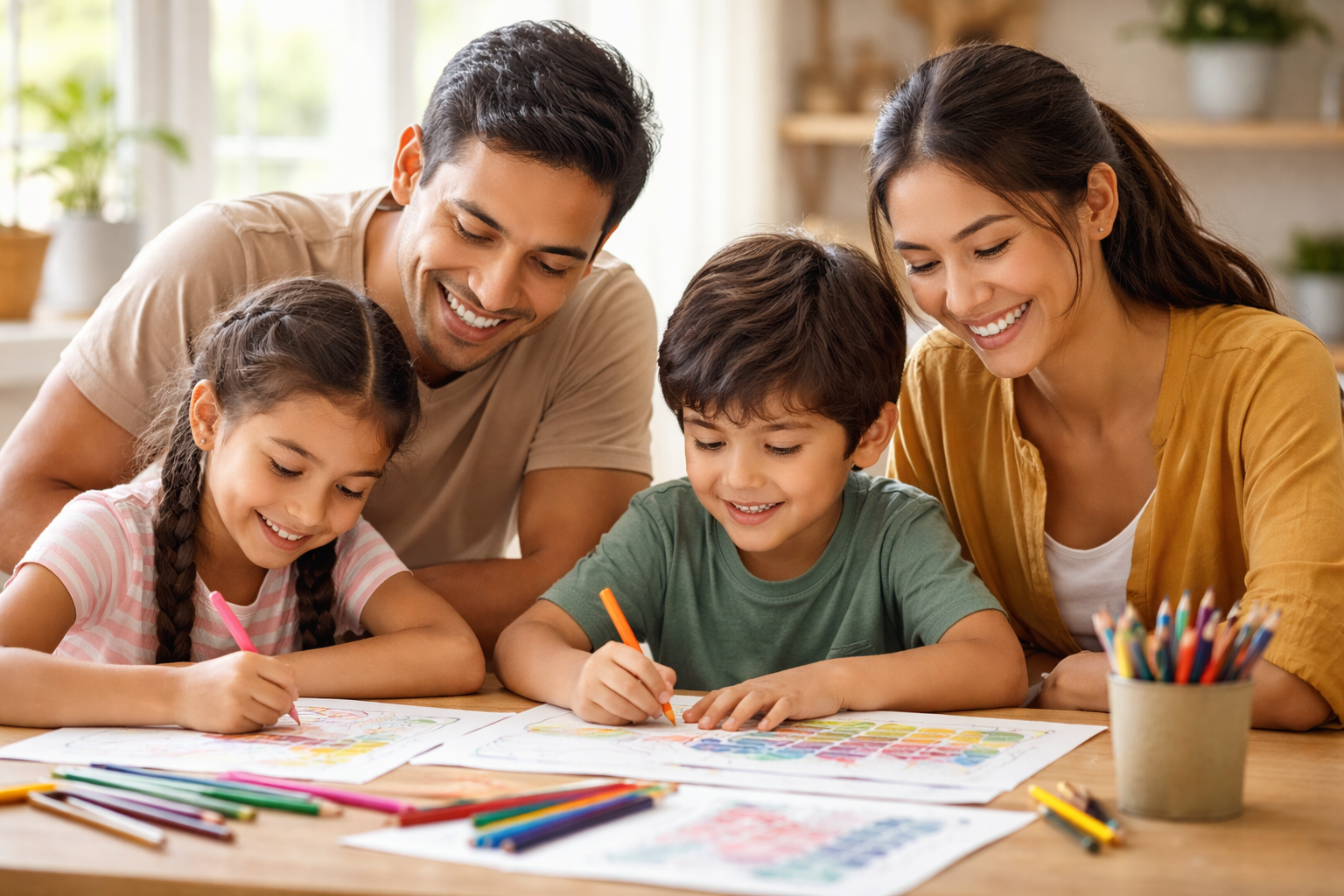 Momento educativo em família